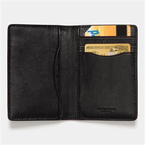 coach men's credit card wallet.